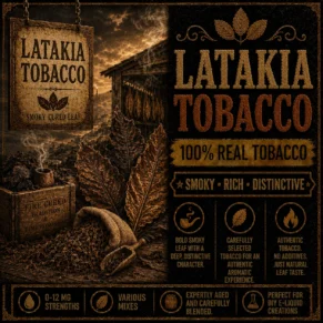 Latakia Tobacco - Real Tobacco E-liquid
