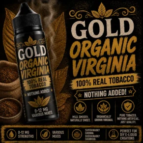 Gold Organic Virginia Tobacco - Real Tobacco E-liquid
