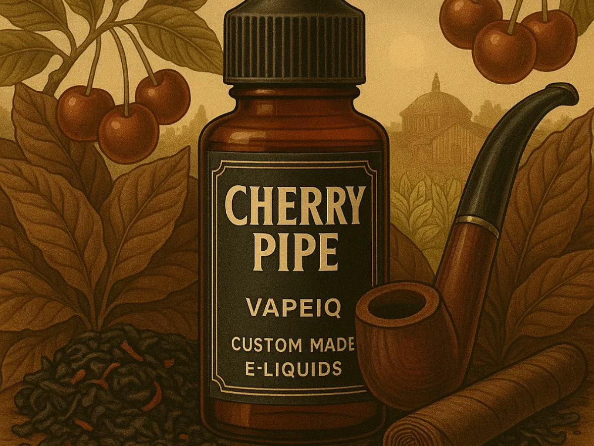 Cherry Pipe Tobacco E-liquid | Naturally Extracted Black Cavendish & Cherry  Vape