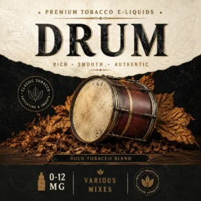 Drum Tobacco E-Liquid UK – Rich Rolling Tobacco Style Vape Juice
