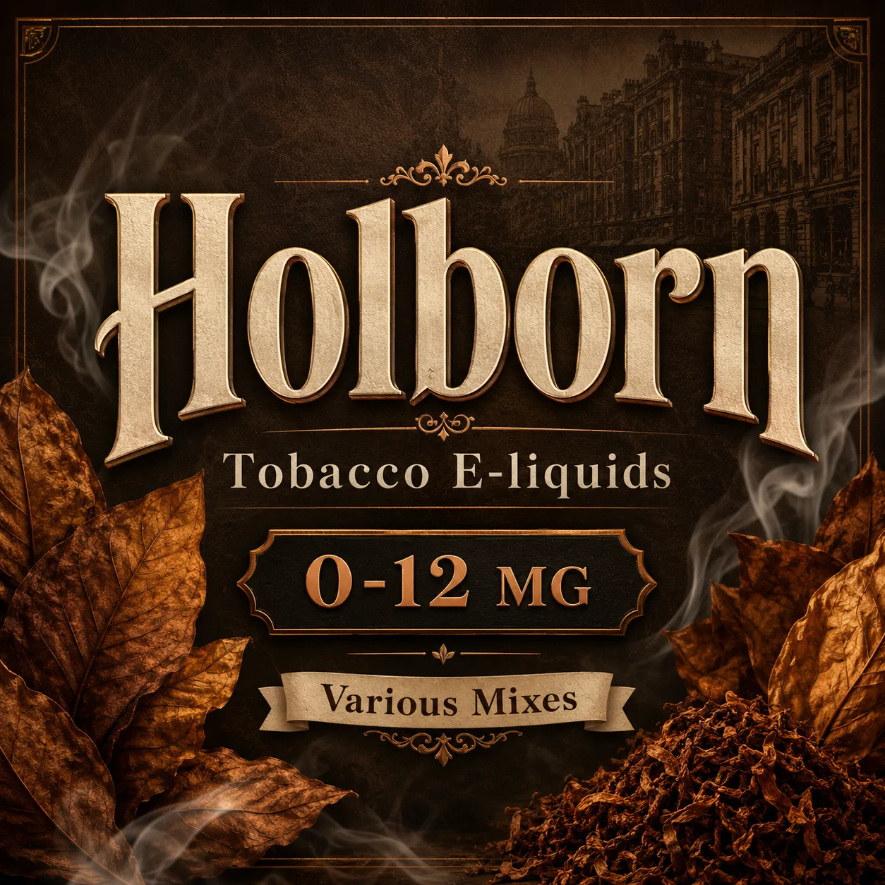 Old Holborn Tobacco E-liquid – Rich Rolling Tobacco-Style Vape Old Holborn Tobacco E-liquid