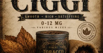 Ciggi Tobacco E-Liquid – Smooth Cigarette-Style Flavour