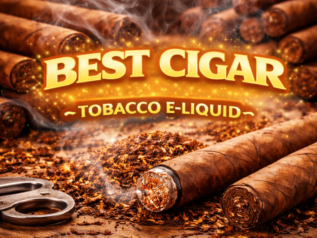 Best Cigar Tobacco Vape Juice | Bold Cigar-Style E-Liquid UK | VapeIQ