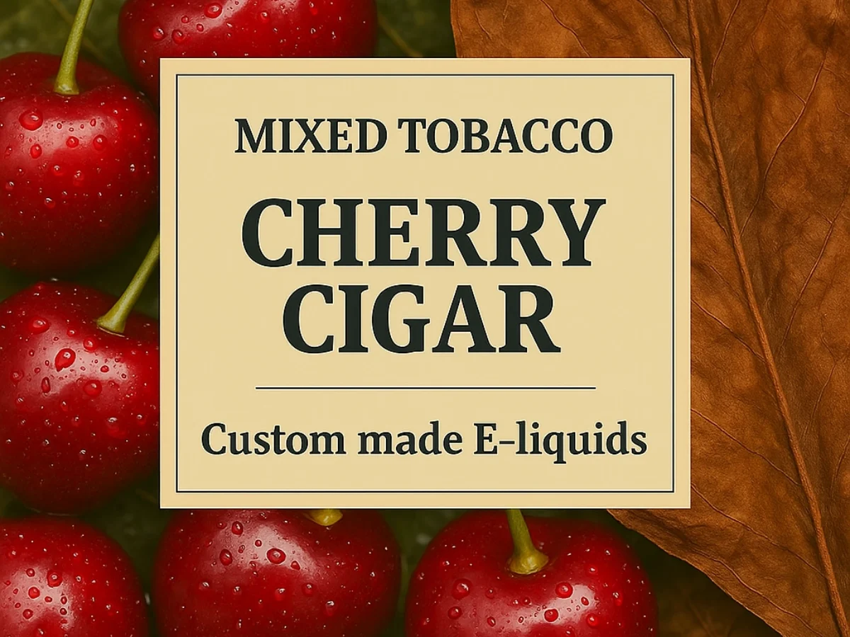 Cherry Cigar Tobacco E-liquid | Dark Cherry Tobacco Vape