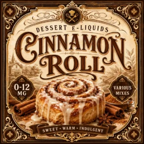 Cinnamon Roll E-Liquid – Warm Pastry & Sweet Cinnamon Dessert Vape