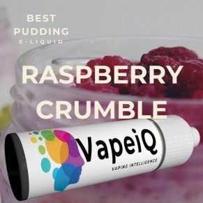 Raspberry Crumble & Custard Pudding E-liquid by VapeiQ