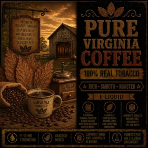 Pure Virginia Coffee Tobacco - Real Tobacco E-liquid
