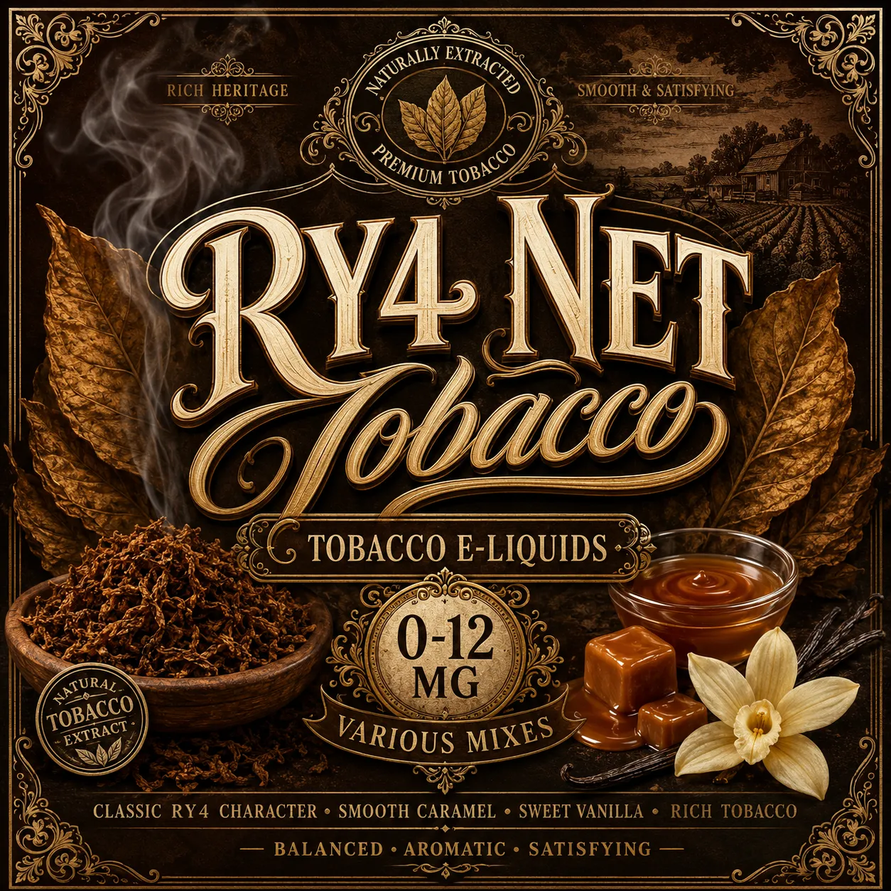 natural tobacco vape BLACK NOTE VIRGINIA SALTNIC 30ML RY4 NET Tobacco E-Liquid UK