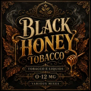 Black Honey Tobacco E-Liquid UK – Sweet Dark Honey Tobacco Vape Juice