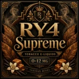 RY4 Supreme Tobacco E-Liquid UK – Sweet Vanilla Caramel Tobacco Vape Juice