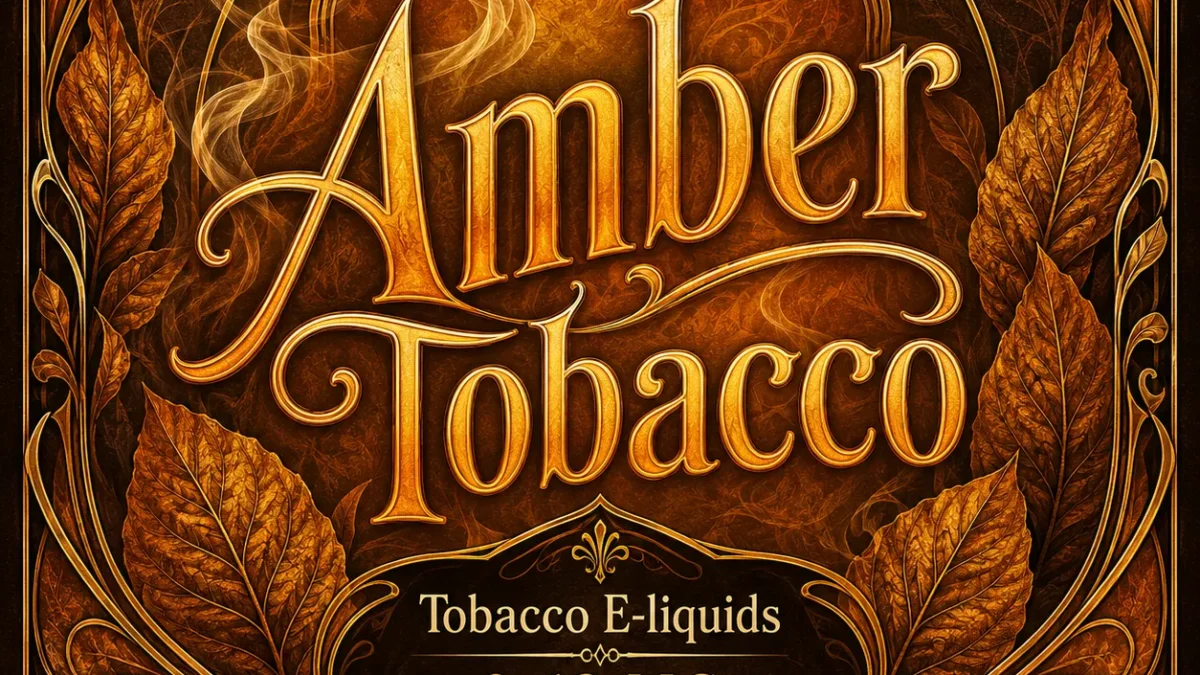 amber gold tobacco Leaf E-liquid The heart notes of tonka bean Amber Leaf Full Flavor 250g