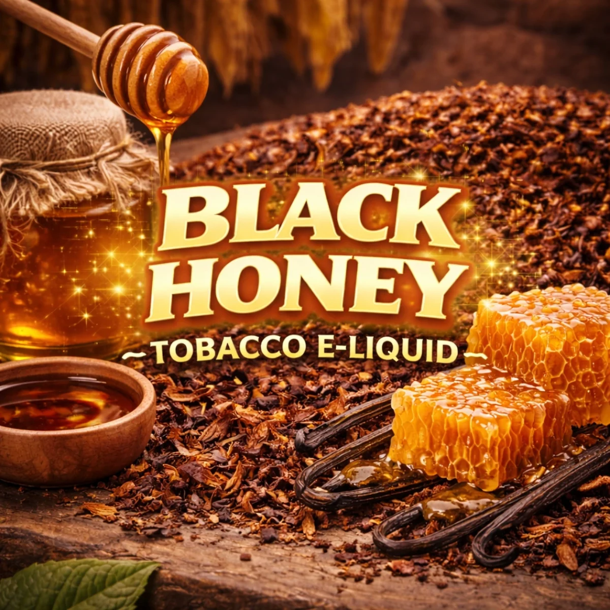 Black Honey Tobacco E-liquid | Dark Sweet Tobacco Vape Black Honey Tobacco E-liquid | Dark Sweet Tobacco Vape