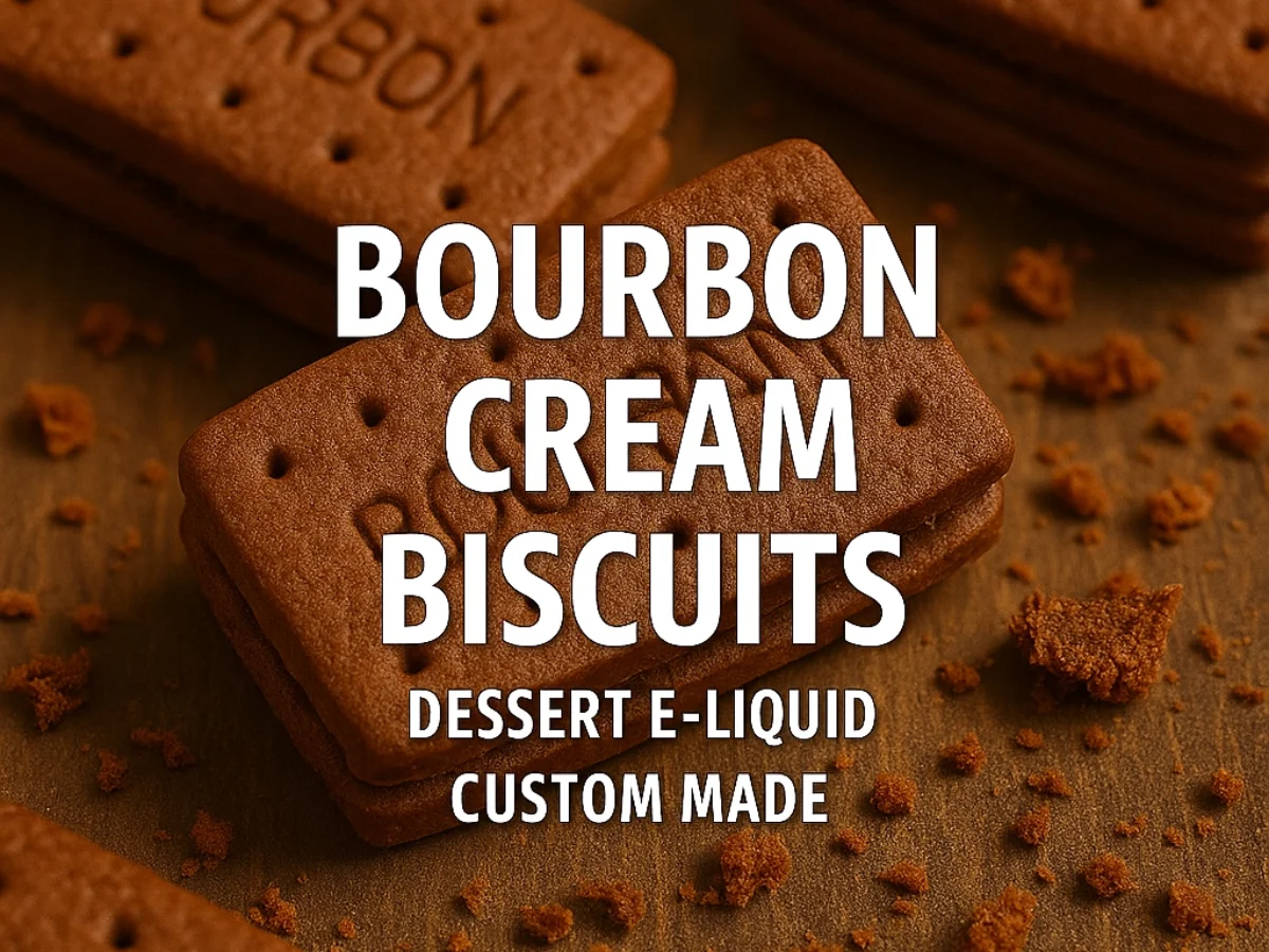 Bourbon Cream Biscuit E-Liquid | Dessert Vape Juice UK | VapeIQ