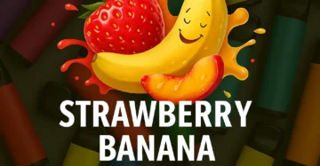 Strawberry Banana Disposable Vape E-liquid by VapeiQ