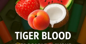 Tiger Blood Disposable Vape E-liquid by VapeiQ
