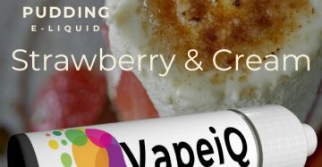 Strawberry & Cream Shortfill E-liquid & Nicotine