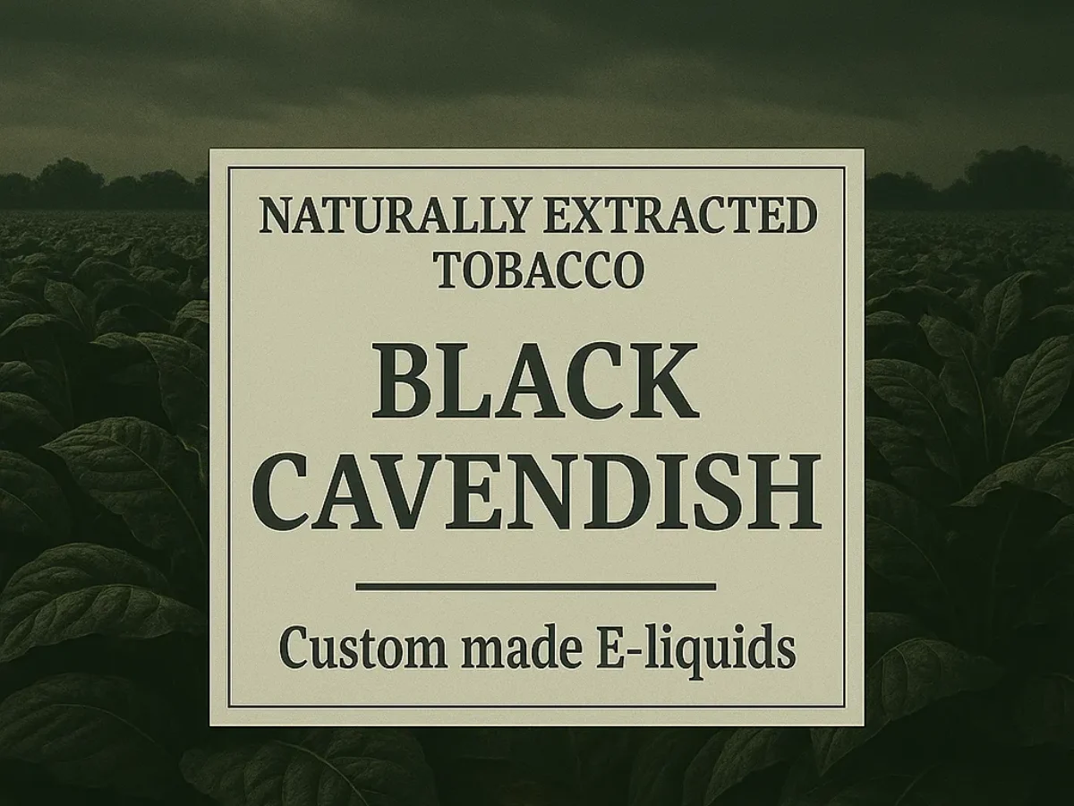 Black Cavendish Tobacco E-liquid