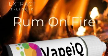 NEW! Rum On Fire Hybrid Tobacco  E-liquid