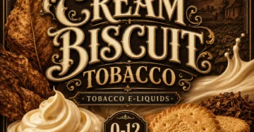 Cream Biscuit Tobacco E-Liquid UK – Sweet Dessert Tobacco Vape Juice