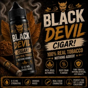 Black Devil Cigar Tobacco - Real Tobacco E-liquid