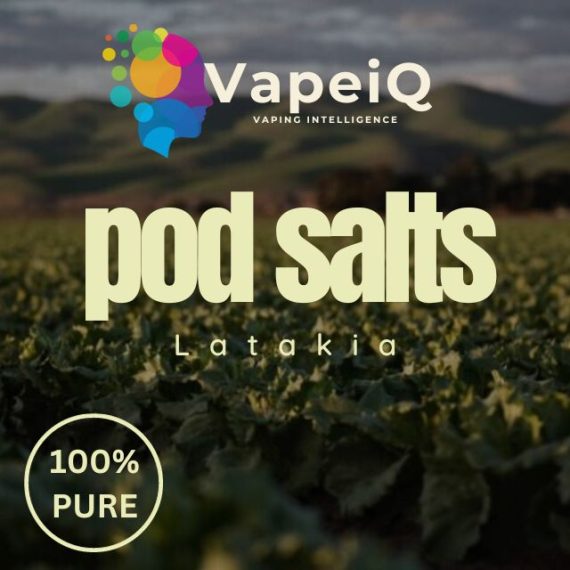 Latakia 100% Tobacco Pod Salts