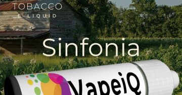 NEW! Sinfonia 100% Real Tobacco  E-liquid