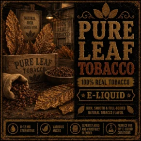 Pure Leaf Tobacco - Real Tobacco E-liquid