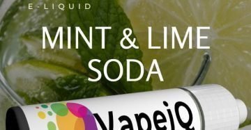 Mint & Lime Soda Disposable Vape E-liquid by VapeiQ