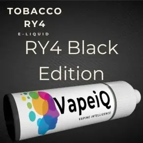 RY4 Black Edition Tobacco E-liquid