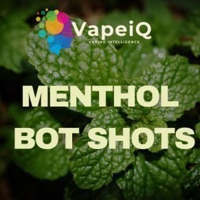 Menthol Bottle Flavour Shots for DIY Mixing