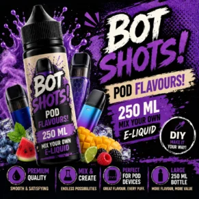 Pod Flavour Shots for DIY Mixing