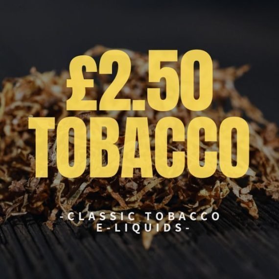 £2.50 Tobacco E-liquids