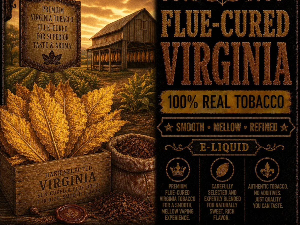 Organic Virginia Tobacco E-liquid