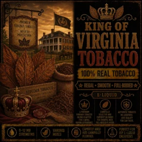 King of Virginia Tobacco - Real Tobacco E-liquid