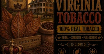 King of Virginia Tobacco - Real Tobacco E-liquid