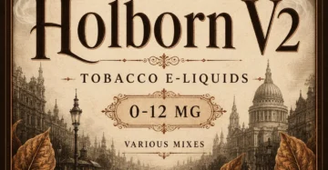 Holborn V2 Tobacco E-Liquid UK – Smooth Rolling Tobacco Style Vape Juice