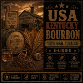 USA Kentucky Bourbon - Real Tobacco E-liquid