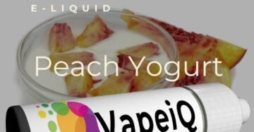 Peach Yogurt E-liquid - Peach Flavour Dessert