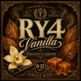 RY4 Vanilla Tobacco E-Liquid UK – Classic Vanilla Caramel Tobacco Vape Juice