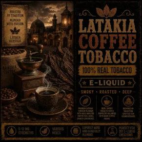 Latakia Coffee Tobacco - Real Tobacco E-liquid
