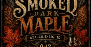Smoked Dark Maple Tobacco E-Liquid UK – Rich Maple Tobacco Vape Juice