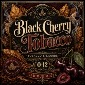 Black Cherry Tobacco E-Liquid UK – Dark Cherry Tobacco Vape Juice