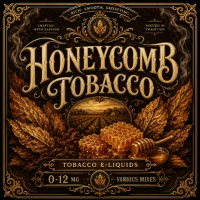 Honeycomb Tobacco E-Liquid UK – Sweet Golden Honey Tobacco Vape Juice