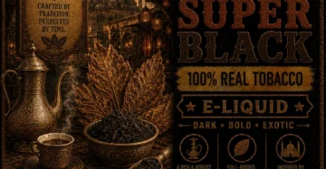 Turkish Super Black Tobacco - Real Tobacco E-liquid
