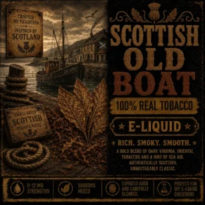 Scottish Old Boat - Real Tobacco E-liquid