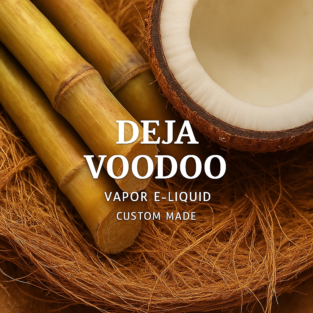 Deja Voodoo Clone Vape Juice – Coconut Husk & Sugarcane Deja Voodoo Clone Vape Juice – Coconut Husk & Sugarcane