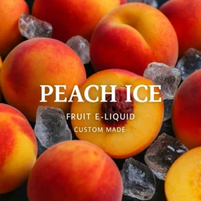 Peach Ice E-liquid | Juicy Peach with Icy Menthol Vape