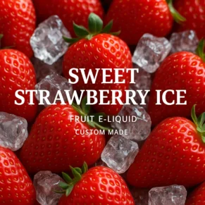 Sweet Strawberry Ice E-liquid | Icy Strawberry Menthol Vape