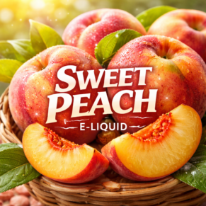 NEW! Sweet Peach Fruit E-liquid