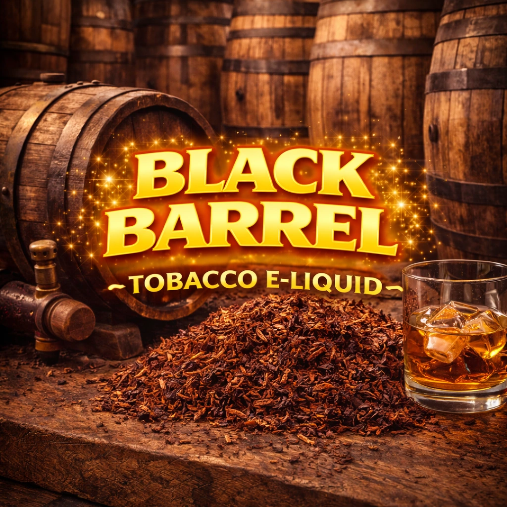 NEW! Black Barrel Tobacco E-liquid NEW! Black Barrel Tobacco E-liquid